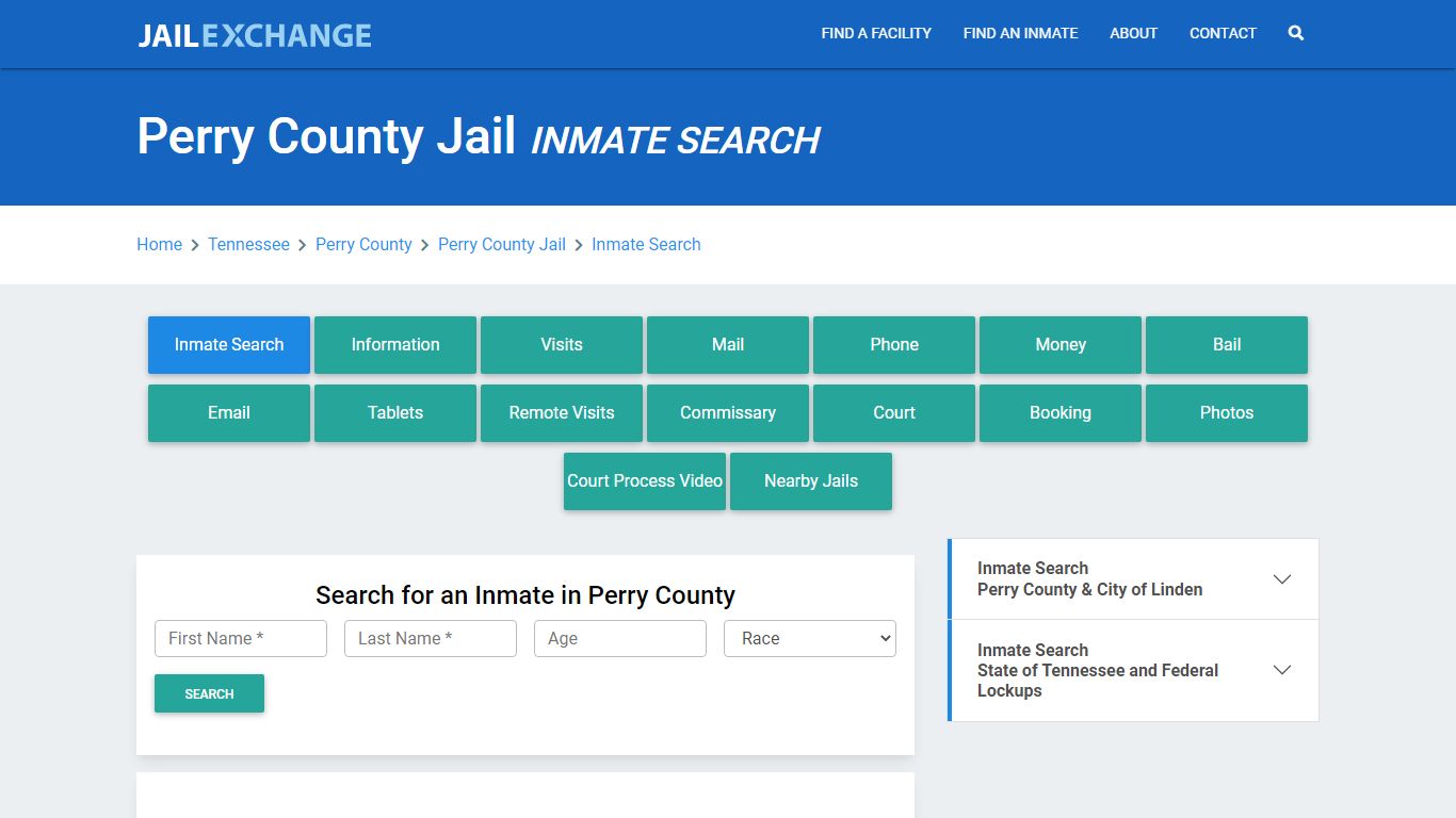 Perry County Jail, TN Inmate Search: Roster & Mugshots